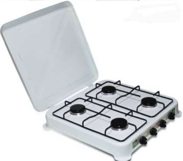 4 Burner Gas Stove with Cover