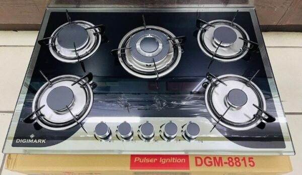 Dingimark Glass 5 plate  Gas Stove (Top)